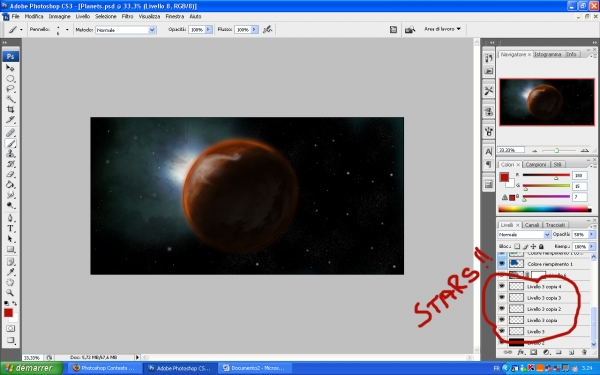 Creation of Planets: Step 9